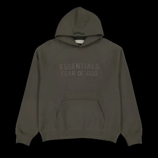 Fear of God Essentials Hoodie 'Off Black'