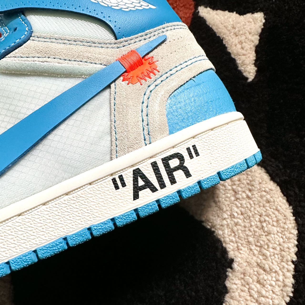 Jordan 1 off white clearance unc fake