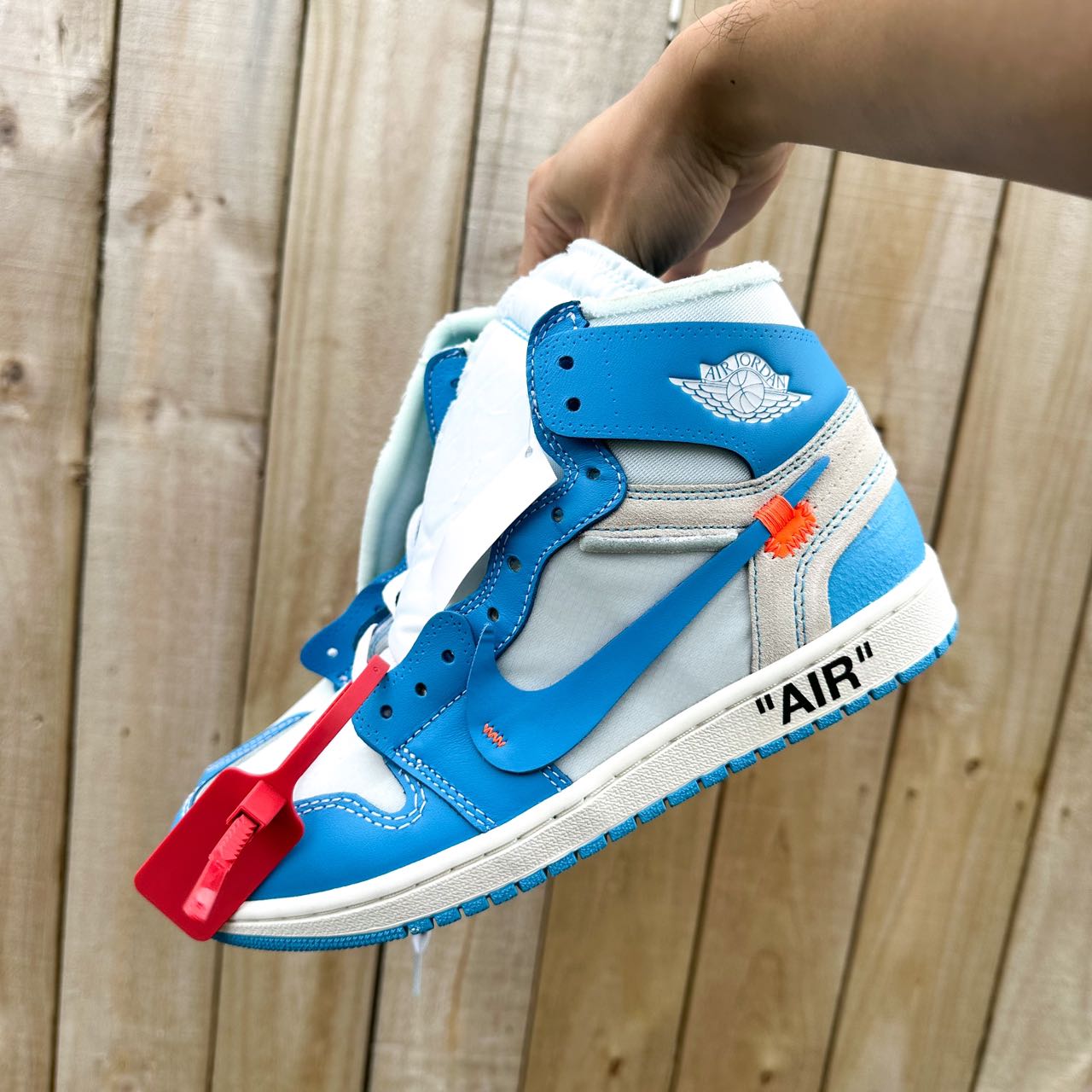 Air jordan 1 on sale off white price